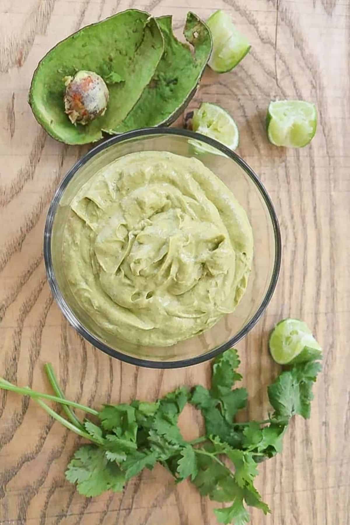 Spicy Cilantro Lime Avocado Sauce