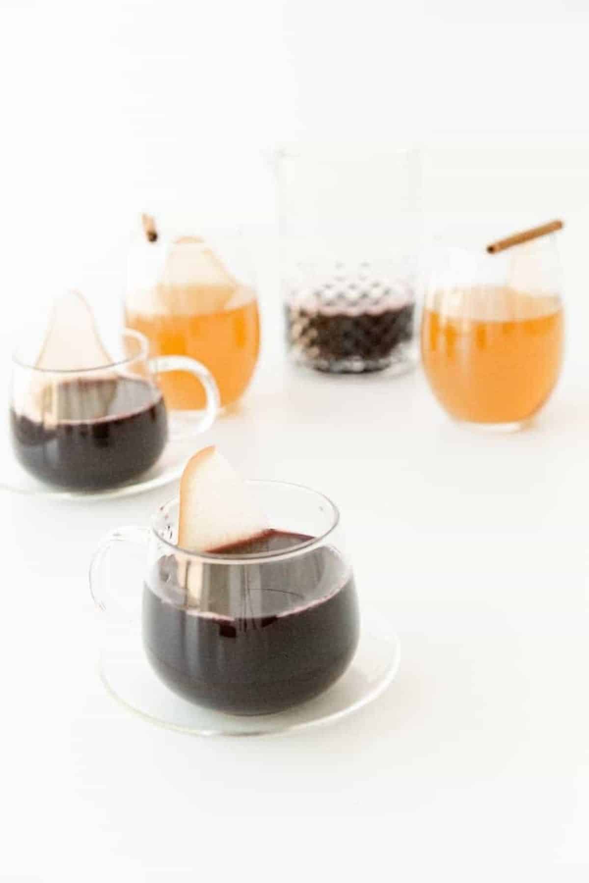 spiced pear mulled wine medley