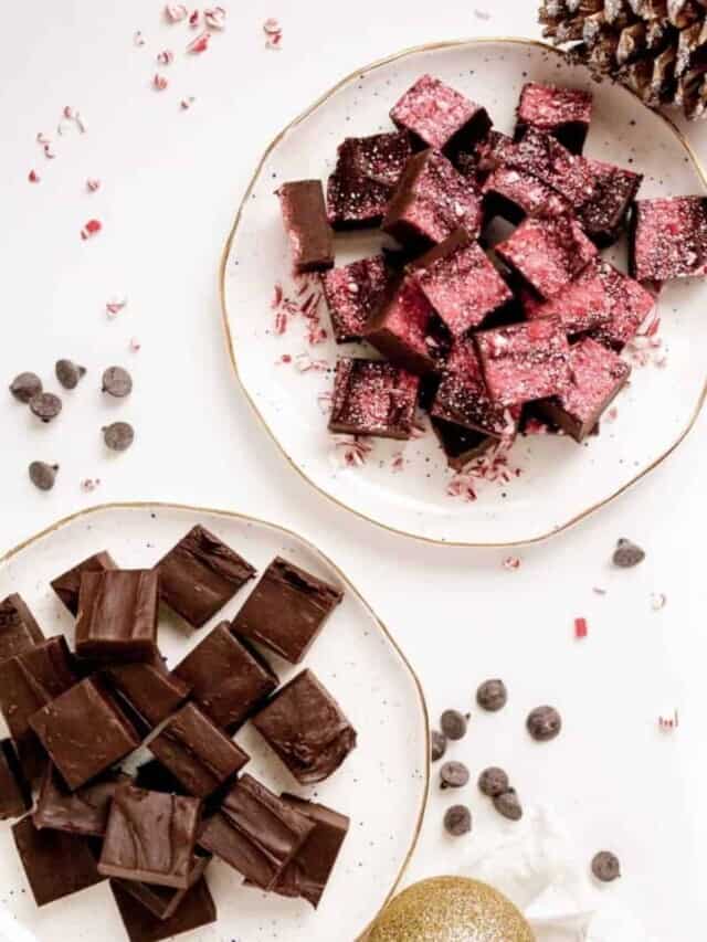 Easy Chocolate and Peppermint Fudge