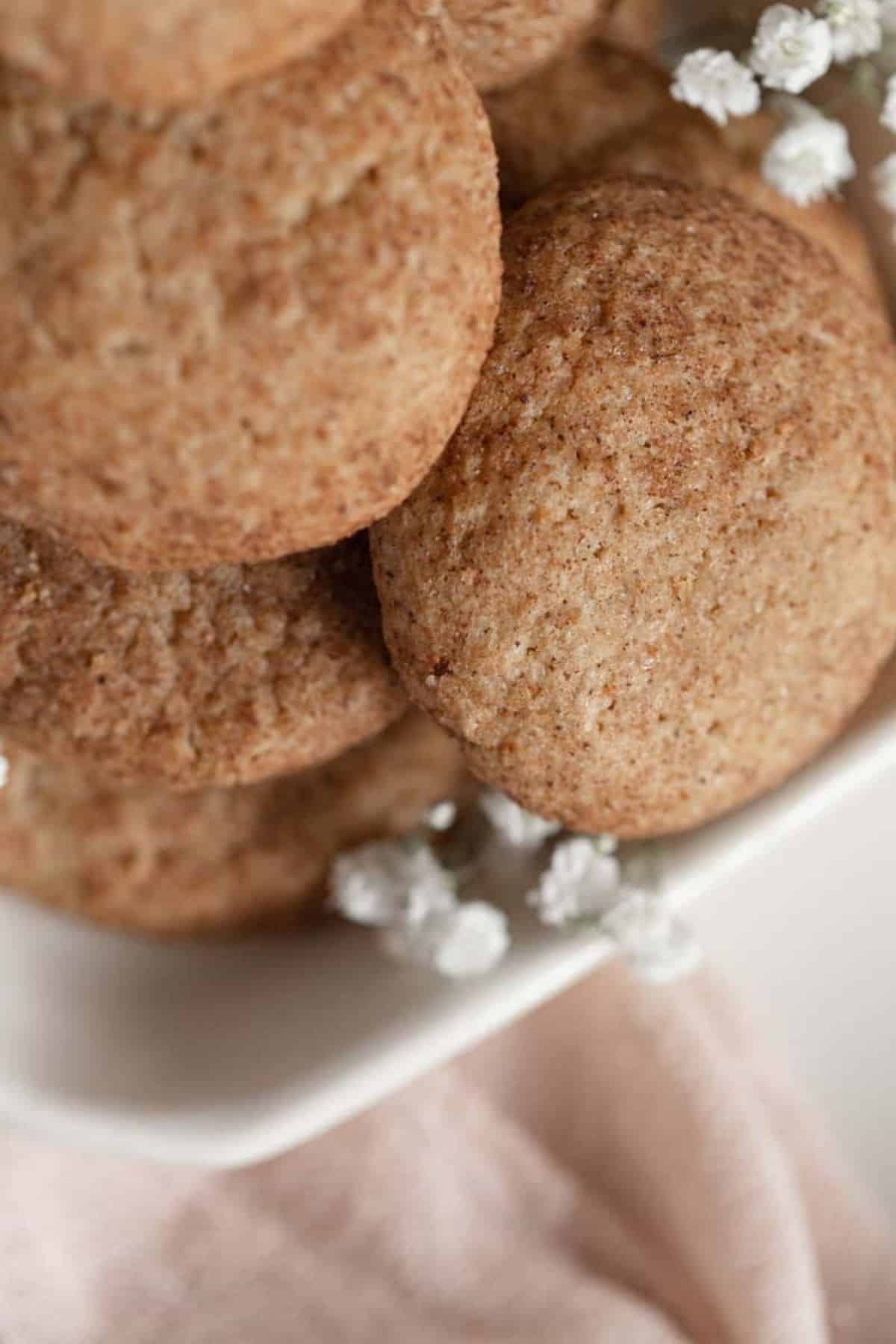 close up of chai snickerdoodle
