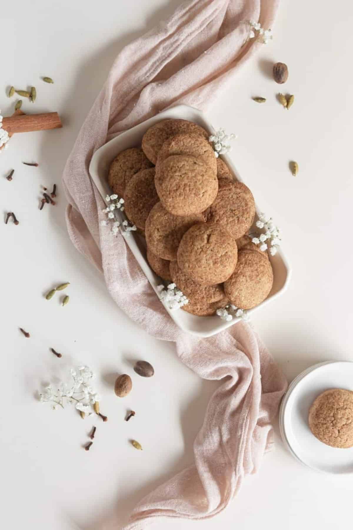 chai snickerdoodle cookies