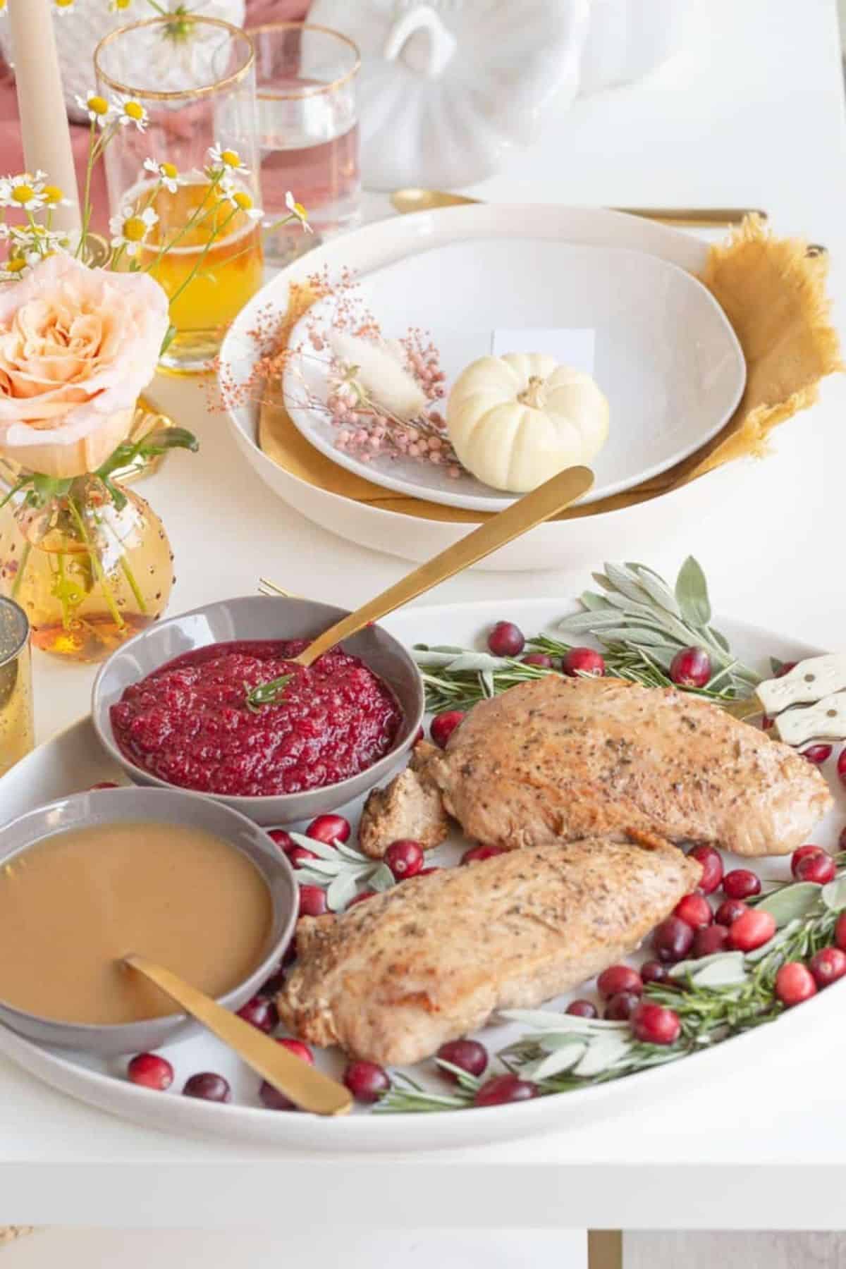 turkey tenderloins with sides