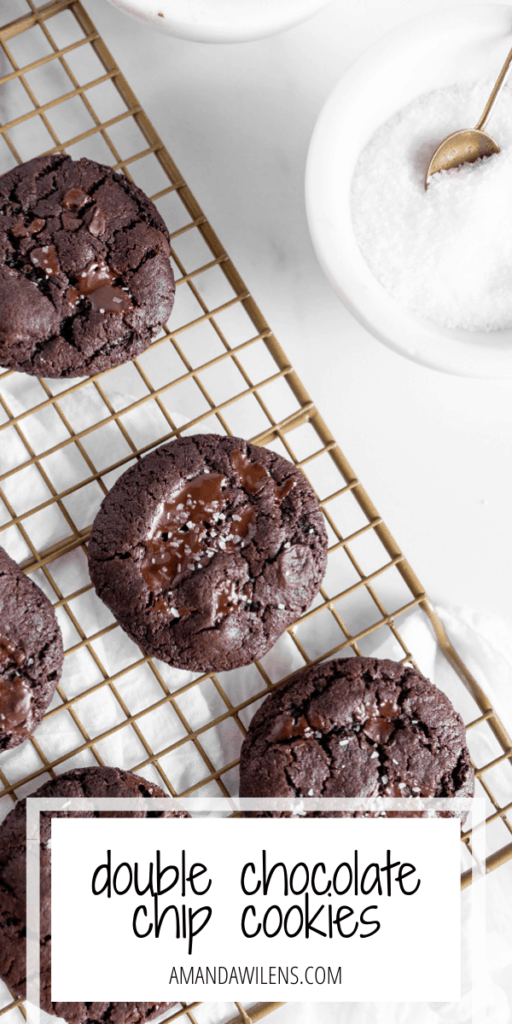 double chocolate chip cookies pinterest