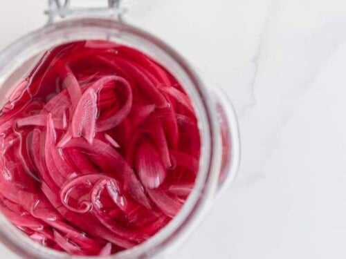 How About This - Quick Pickled Red Onion! • Tasty Thrifty Timely
