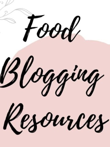 Graphic reading - Food Blogging Resources
