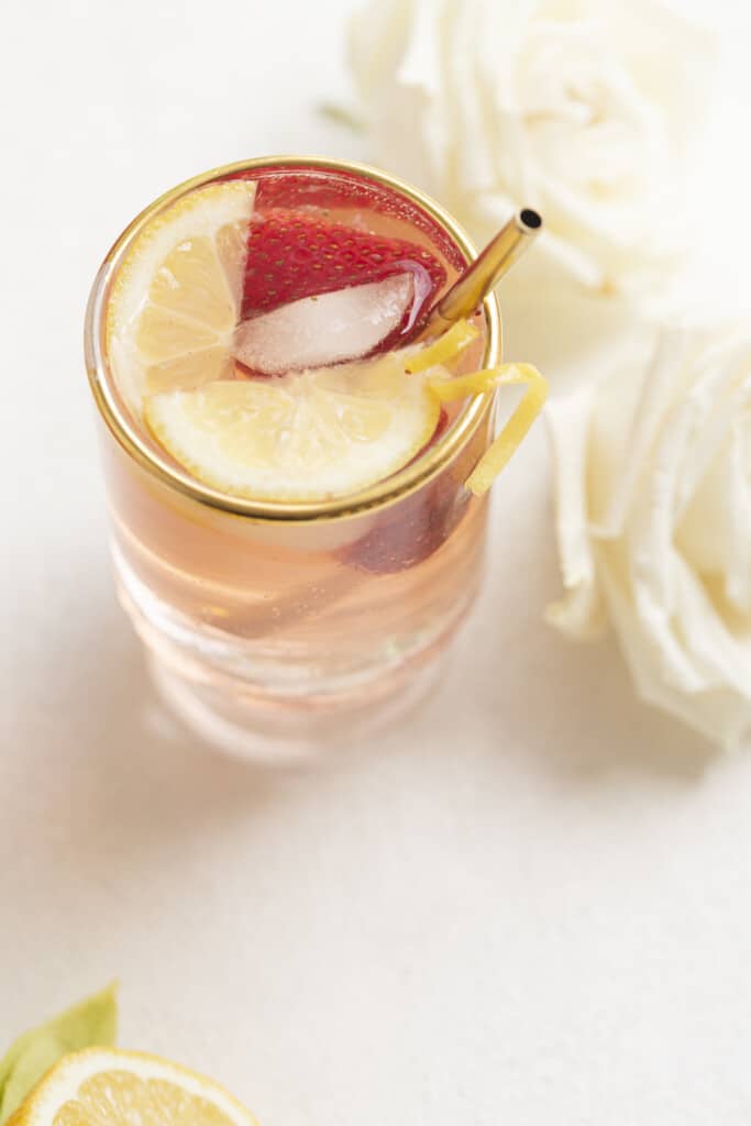 Floral gin pitcher recipe